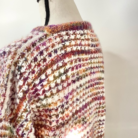 VINTAGE Rainbow Knit Unisex Sweater - Picture 5 of 16